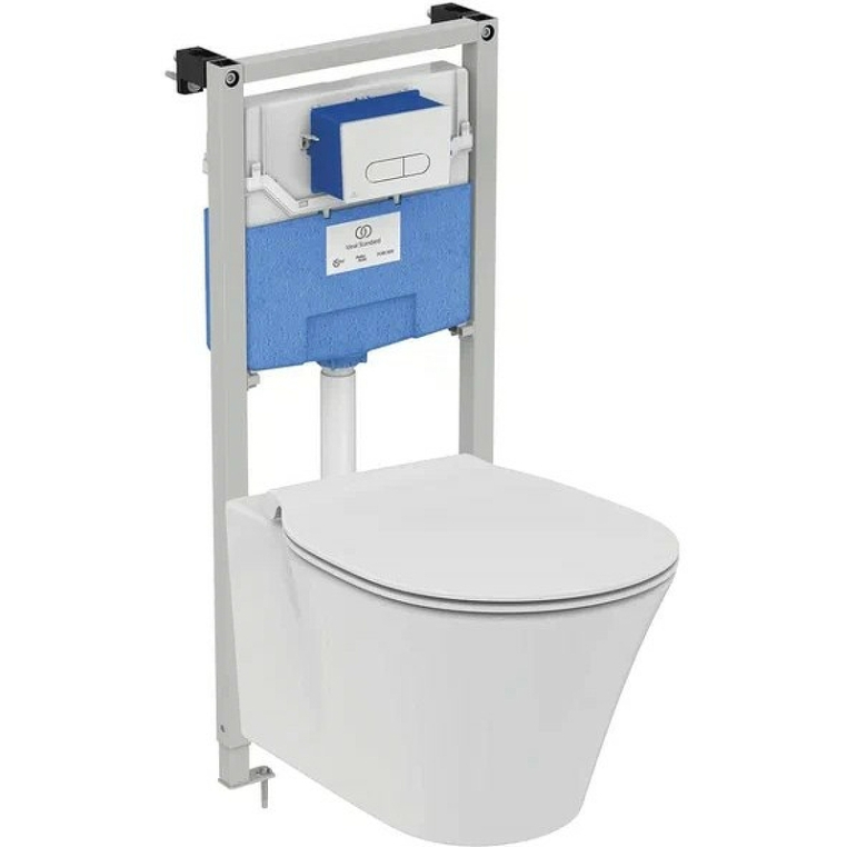 Унитаз подвесной с инсталляцией и кнопкой Ideal Standard ProSys R031001
