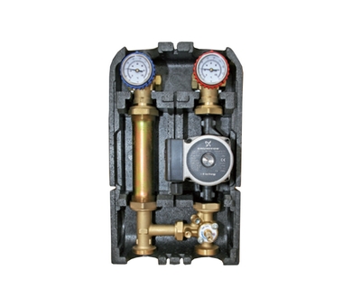Насосная группа со смесителем G 1” F - G 1”1/2 M без насоса BARBERI (03G02500C)