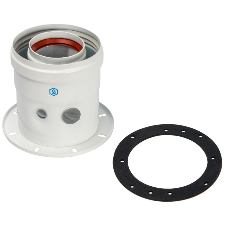 STOUT Адаптер вертикальный Ø60/100 (совместимый с Bosch, Buderus) (SCA-6010-240100)