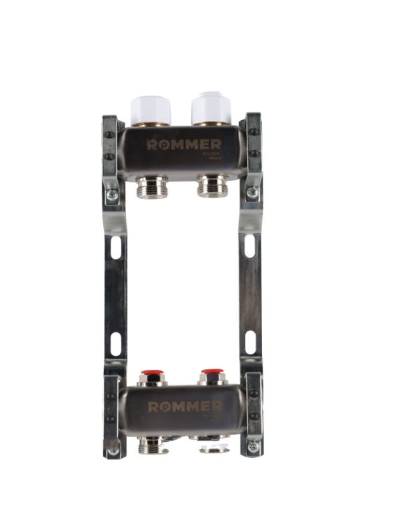 RMS-3200-000002 ROMMER Коллектор из нержавеющей стали без расходомеров 2 вых.