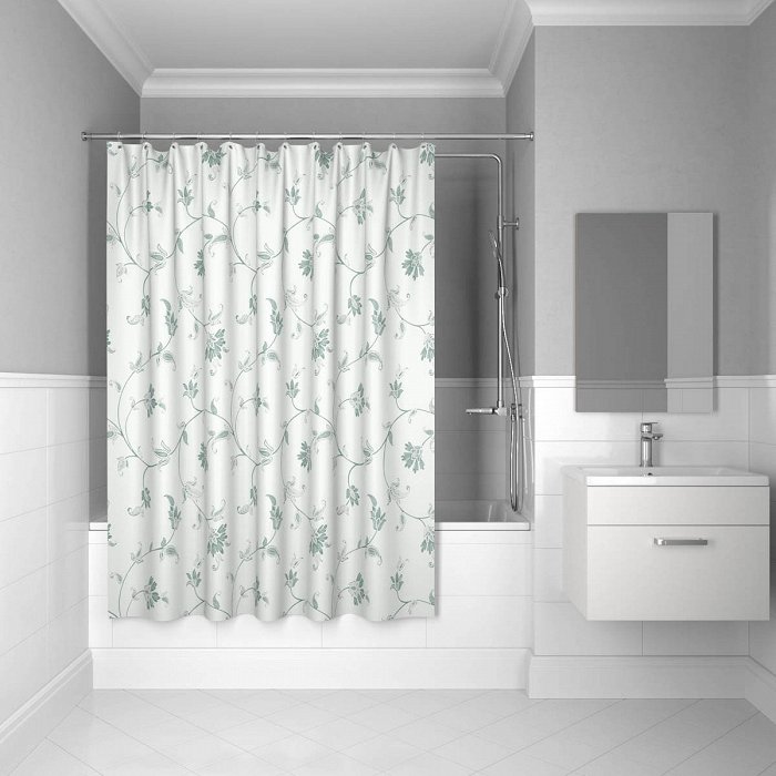 Штора для ванной IDDIS Elegant 200*200  elegant silver (SCID132P)