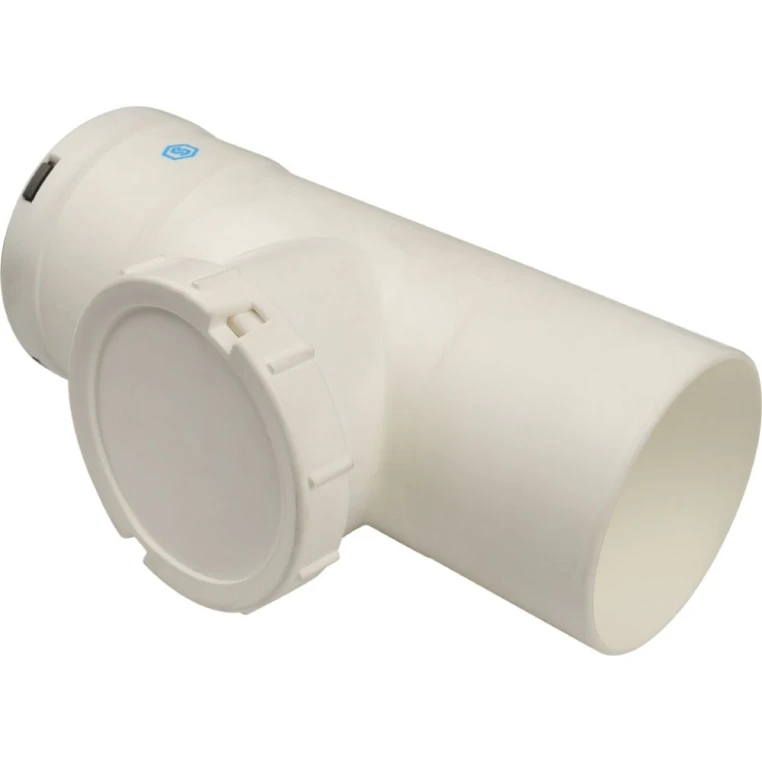 STOUT Тройник T образный Ø80 п/м PP-FE с инспекционным окном (SCA-8080-010210)