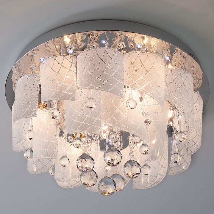 Накладной светильник Eurosvet Cascade 80117/8 хром/белый