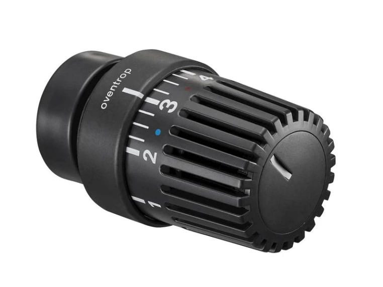 Oventrop Термостатическая головка Uni LH (M 30 x 1,5) антрацит с декоративным кольцом art 1011467 (1011467)