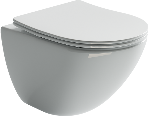 Подвесной унитаз Ceramica Nova Mono с микролифтом, безободковый CN1905