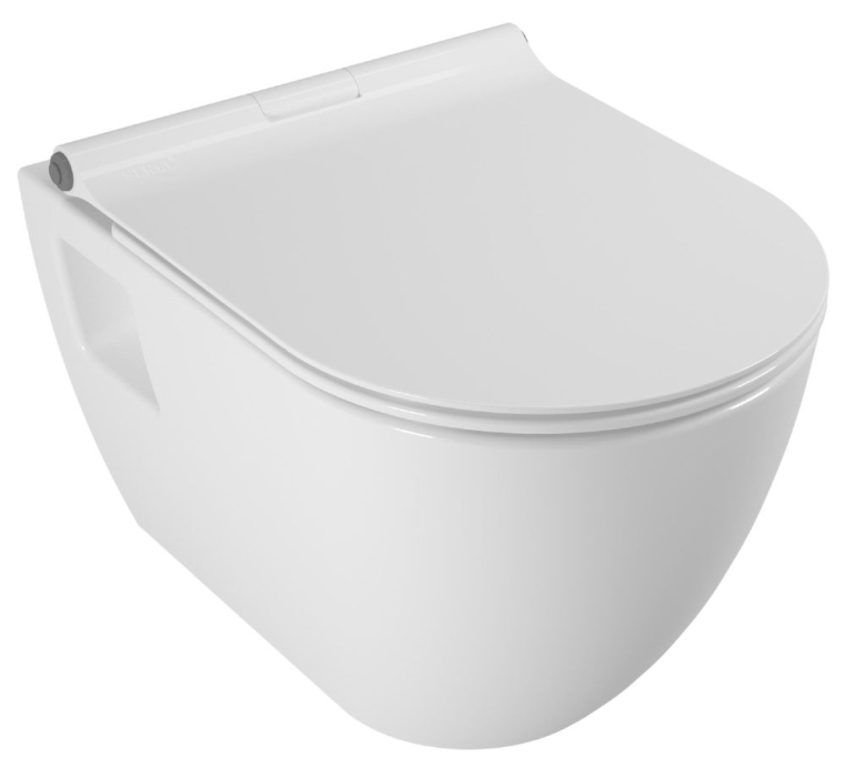 Подвесной унитаз Serel Smart с микролифтом, безободковый SM46SL