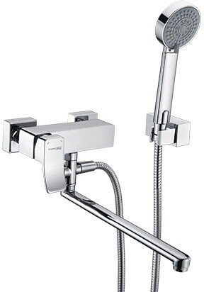 Смеситель для ванны с длинным изливом WasserKraft Aller 1062L