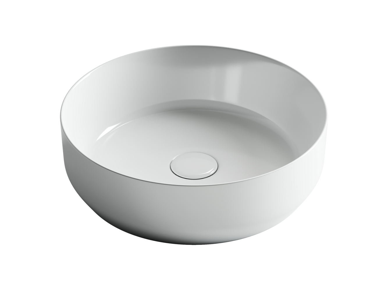 Накладные раковины CERAMICANOVA CN6022 Умывальник чаша накладная круглая Element 390*390*120мм