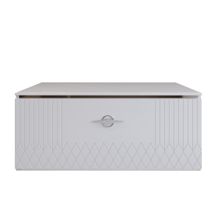Тумба для раковины Angelo Bagno Terra 80 см белая-хром (TER80WC)