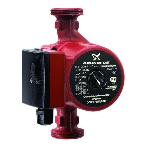 Циркуляционный насос серии Grundfos UPS 32-80 180 с гайками (95906443)