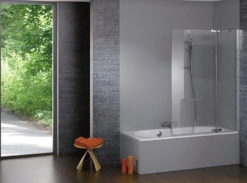 Шторка для ванной Huppe PR0409.C91.316 STUDIO PARIS 750х1600 однопанельная
