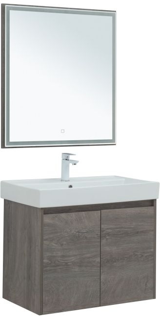 Мебель для ванной Aquanet Nova Lite 75 дуб рошелье (2 дверцы) 00302536