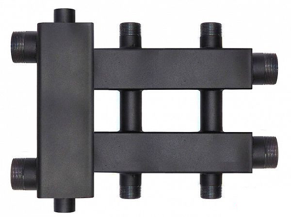 Коллектор (дублер компакт) ROMMER RDG-0018-024013 с гидроразделителем на 1+1+1 контура