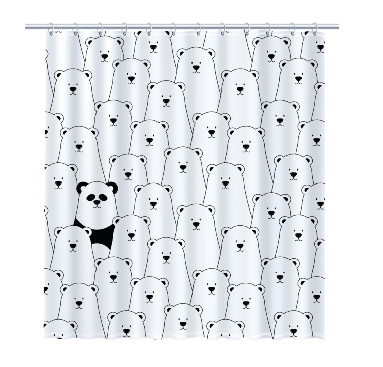 Штора для ванной FIXSEN PANDA (FX-2501)