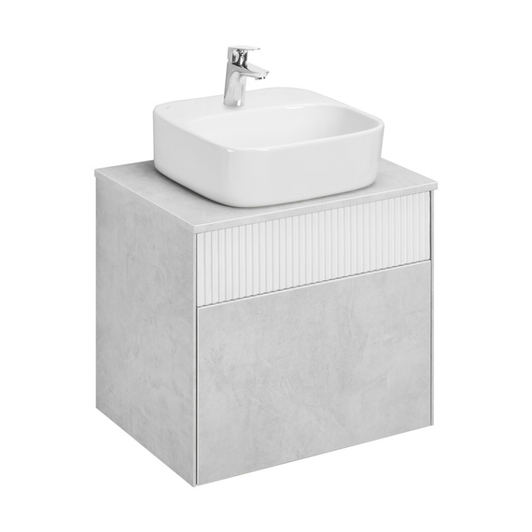 Тумба с раковиной  Aquaton Марбл 60 1A2761K0MH4C0