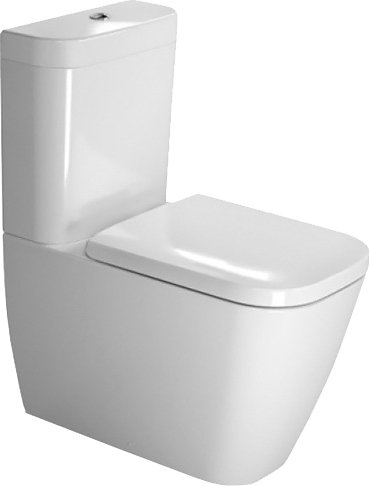 Напольный унитаз Duravit Happy D.2 с бачком и микролифтом 2134090000+0934100005+0064590000