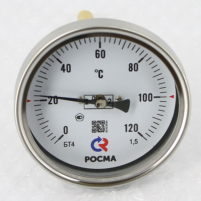 Термометр Росма БТ- 41.211 80/100 (1/2", 0-120'С, 1,5) 00000002462