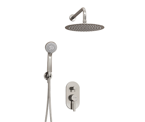 A16421 Встраиваемый комплект для душа с верхней душевой насадкой и лейкой