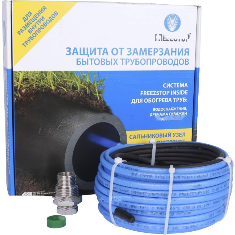 2083846 Секция нагревательная кабельная Freezstop Inside-10-10