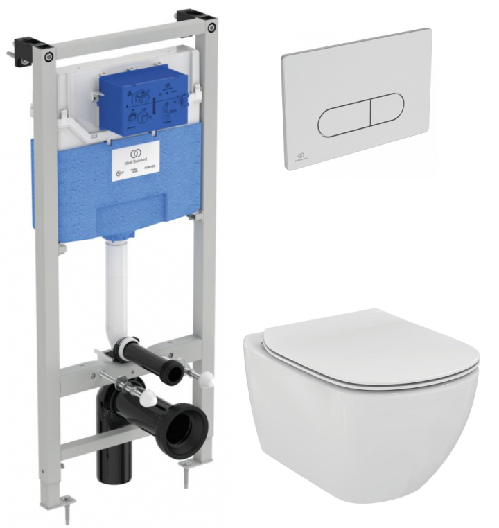 Комплект унитаза 4 в 1 Ideal Standard Tesi P3868V1