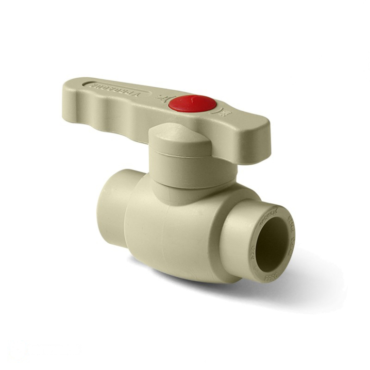Pro Aqua PP-R Шаровой кран полнопроходной 40 Ultra серый (PA40014G)