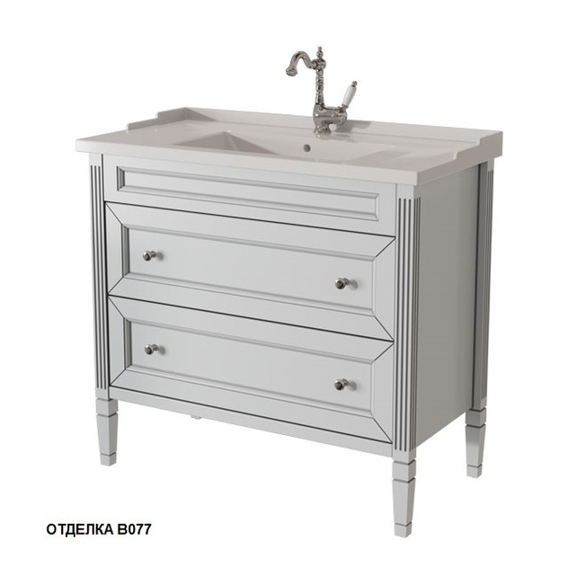 Тумба под раковину Caprigo Albion-promo 90 см bianco grigio 33320-В077