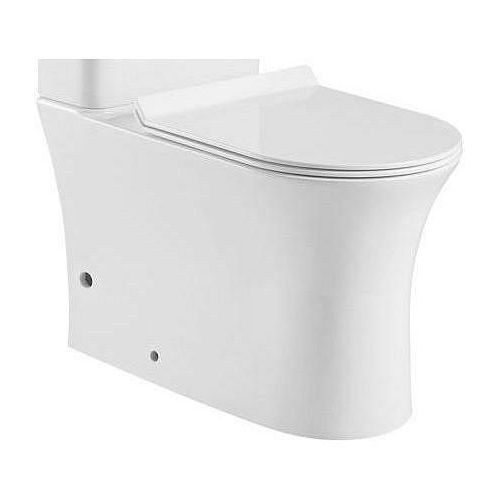 Чаша напольного унитаза Aquanet Roll  с микролифтом, безободковая Roll-C
