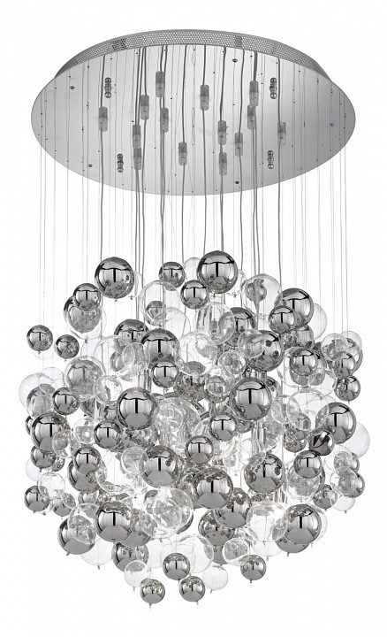 Подвесная люстра Ideal Lux Bollicine BOLLICINE SP14 CROMO