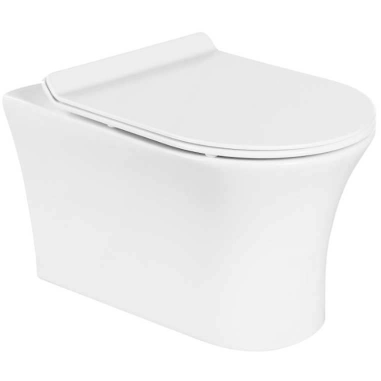 Подвесной унитаз BelBagno Ancona безободковый BB1224CHR
