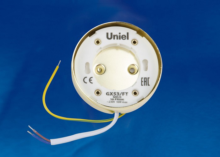Накладной светильник Uniel Prom GX53/FT GOLD 10 PROM