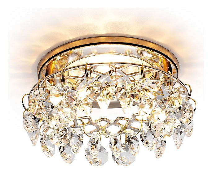 Встраиваемый светильник Ambrella Crystal K7070 K7070 CL/G