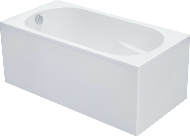 Акриловая ванна Roca Genova-N 150x75 ZRU9302894+ZRU9302895 с монтажным комплектом