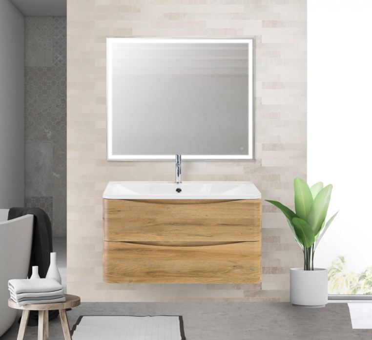 Тумба под раковину BELBAGNO Albano 800 мм ACQUA-800-2C-SO-RR Rovere Rustico