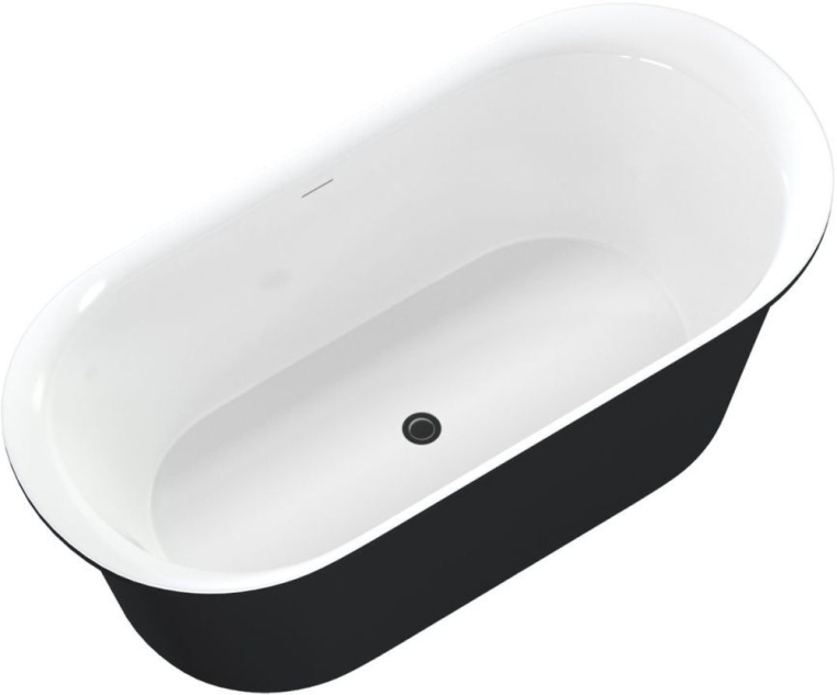Акриловая ванна Aquanet Family Smart 170x78 88778 Matt Finish панель Black matte 88778-MW-MB