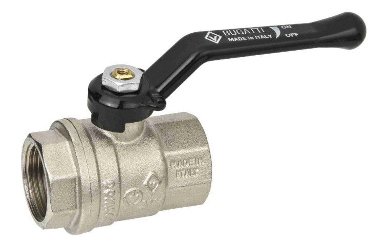 Кран шаровой Bugatti 1 1/2" ВB (рычаг из алюминия) серия Oregon 03000187 (03000187)