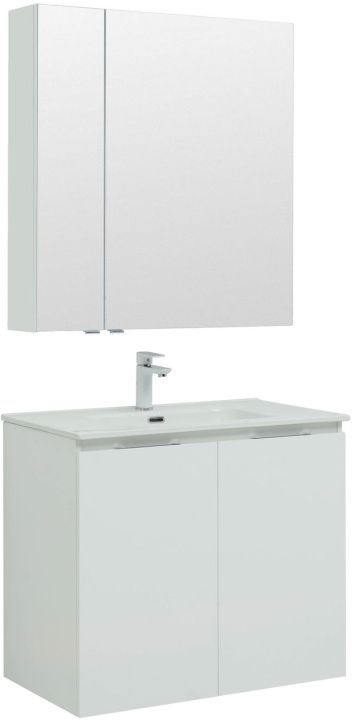 Мебель для ванной Aquanet Алвита New 80 2 дверцы, белый матовый 00274207