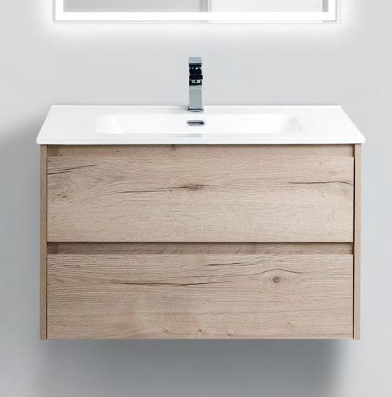 Тумба под раковину BelBagno Kraft 80 см KRAFT-800-2C-SO-RGB Rovere Galifax Bianco