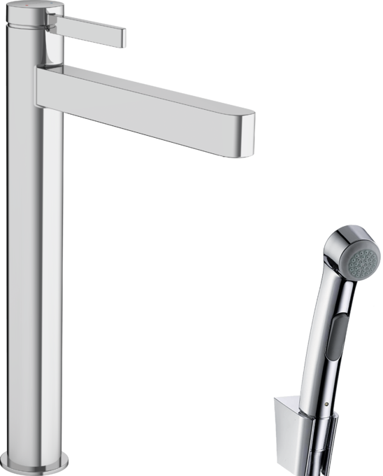 Смеситель для раковины Hansgrohe Finoris 260 с гигиеническим душем 76220000