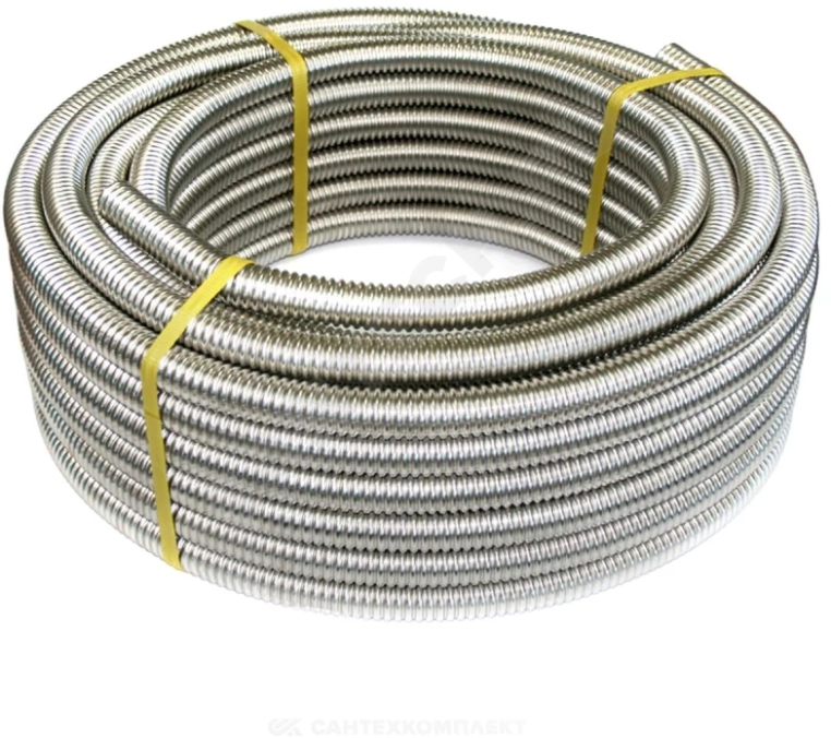 SP3041500020 Труба гофр. из нерж. стали SS304 Stahlmann 15А, отожженная, 20м