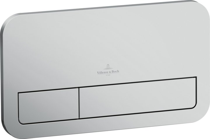 Кнопка смыва Villeroy & Boch ViConnect хром матовый 9224 9069 (92249069)