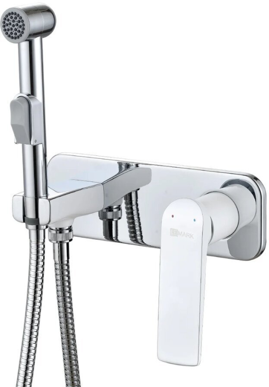 Смеситель LEMARK Allegro LM5919CW с гигиеническим душем, встраиваемый