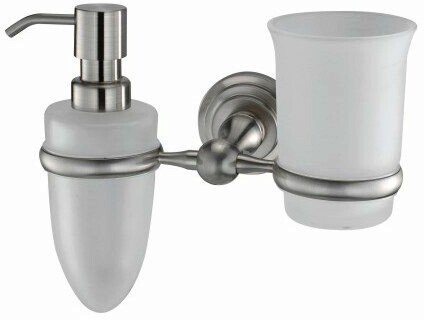 Держатель стакана и дозатора WasserKraft Ammer K-7089