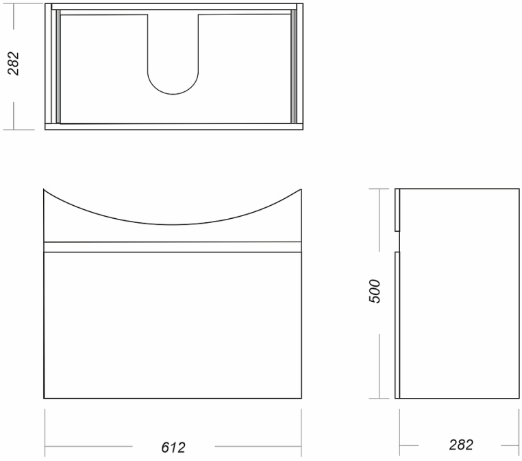 Тумба подвесная Sanita Luxe Best 65x20 BSTSLCW65229W1 дуб кельтик