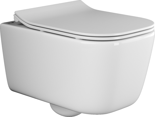 Подвесной унитаз Ceramica Nova New Day с микролифтом, безободковый CN3005