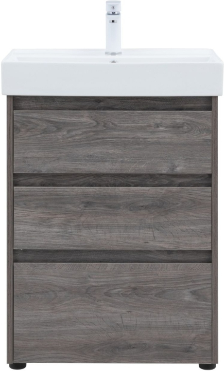 Тумба под раковину Aquanet Nova Lite 60 дуб рошелье (3 ящика) 00302470