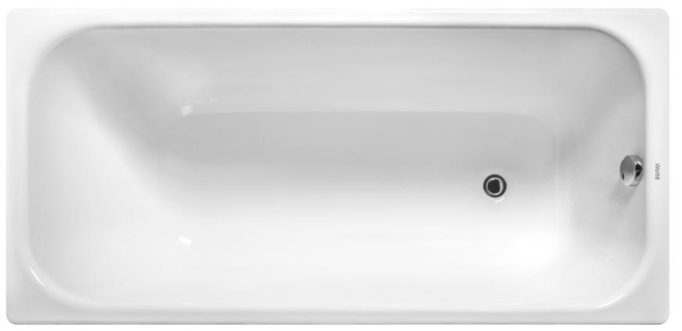 Чугунная ванна Wotte Start 160x75 с ножками в комплекте