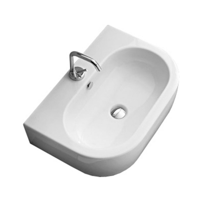 Раковина Kerasan Flo 60х42 см, 1 отв., белый 314201*0