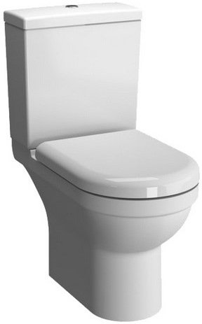 Напольный унитаз VitrA S50 с бачком и микролифтом, безободковый 9797B003-7204