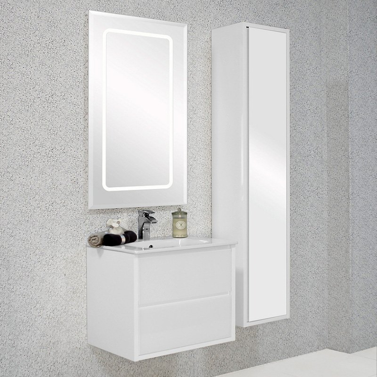 Комплект мебели Aquaton Римини 60 белая (1A2266K1RN010+1A177602RN010)