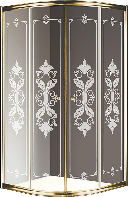 Душевой уголок Cezares Giubileo 80x80 GIUBILEO-R-2-80-SCORREVOLE-CP-G
